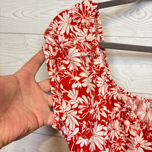 Madewell Margie Mini Dress Abstract Floral Size 12 - Picture 5 of 11